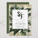 Search for rainforest wedding invitations Tropical