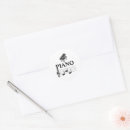 Search for musical notes stickers Piano