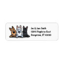 Search for black german shepherd return address labels Gsd