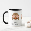 Search for hear no evil monkeys mugs Three wise monkeys