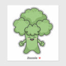 Search for cartoon broccoli stickers Food