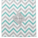 Search for teal chevron shower curtains Chic