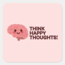 Search for happy thoughts stickers Brain