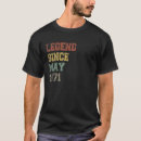 Search for legend since 1971 tshirts Born
