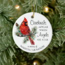 Search for cardinal bird christmas tree decorations Sympathy