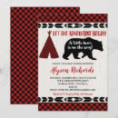Search for buffalo plaid baby shower invitations Woodland