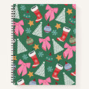 Search for christmas tree ornaments notebooks Green