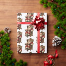 Search for traditional santa wrapping paper Old fashioned