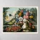 Search for vintage fruit posters Flowers