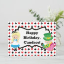 Search for mad hatter birthday cards Tea party