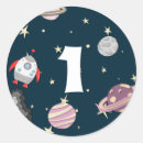 Search for space girl stickers Planets and stars