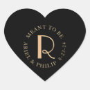 Search for heart monogram stickers Groom