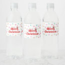 Search for santa claus water bottle labels Merry christmas