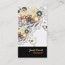 Search for chicks business cards Retro