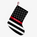 Search for firefighter christmas stockings Thin red line
