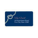 Search for tying the knot return address labels Elegant