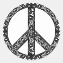 Search for black peace stickers Hippie