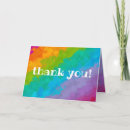 Search for bright thank you cards Rainbow