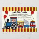Search for circus train invitations Elephant