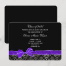Search for damask design invitations Purple
