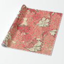 Search for red floral wrapping paper William morris