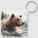 Search for grizzly bear key rings Wildlife
