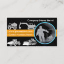 Search for construction site business cards Machinery