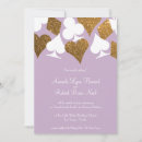 Search for lilac and gold wedding invitations Purple