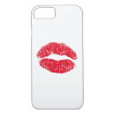 Search for lipstick kiss iphone cases Red