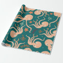 Search for octopus wrapping paper Seamless