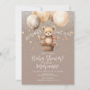 Search for boho teddy bear baby shower invitations Balloon
