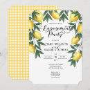 Search for lemon engagement party invitations Tropical