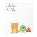 Search for monster notepads Teacher
