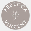 Search for grey wedding stickers Classic