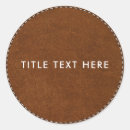 Search for brown leather stickers Elegant