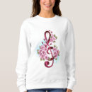 Search for music musical note womens hoodies Clef