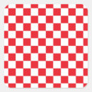 Search for red and white gingham stickers Chequered