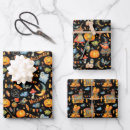 Search for witch wrapping paper Orange and black