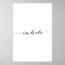 Search for inhale exhale posters Typography