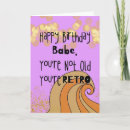 Search for old woman birthday cards Purple