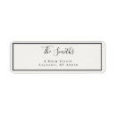 Search for ivory return address labels Minimalist