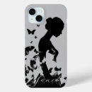 Search for butterfly silhouette cases Feminine