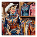 Search for vintage cowgirl posters Rodeo