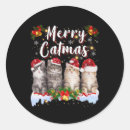 Search for cat family stickers Santa