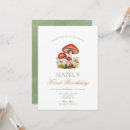 Search for mushroom birthday invitations Autumn