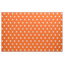 Search for orange polka dots fabric White