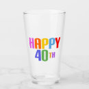 Search for happy 40th birthday mugs Celebration