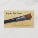 Search for portrait artist business cards Paint