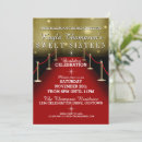 Search for hollywood red carpet sweet 16 invitations Gold