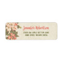 Search for apple blossoms return address labels Floral
